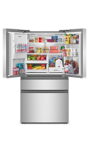 Whirlpool 36-inch Wide True Counter Depth 4-Door French Door Refrigerator - 22 cu. ft. WRMC5036RZ