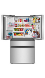 Whirlpool 36-inch Wide True Counter Depth 4-Door French Door Refrigerator - 22 cu. ft. WRMC5036RZ