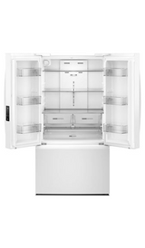 Whirlpool 36-Inch French Door Refrigerator with Interior Water Dispenser - 31 cu. ft. WRFF3336SW