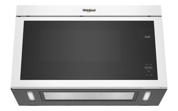 Whirlpool 1.1 Cu. Ft. Flush Mount Microwave with Turntable-Free Design WMMF5930PW-White