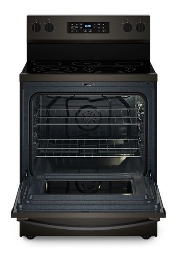 Whirlpool 30-inch Energy Star Electric Range with Air Cooking Technology, No Preheat Air Fry and Air Baking and Self Clean WFES5030RV