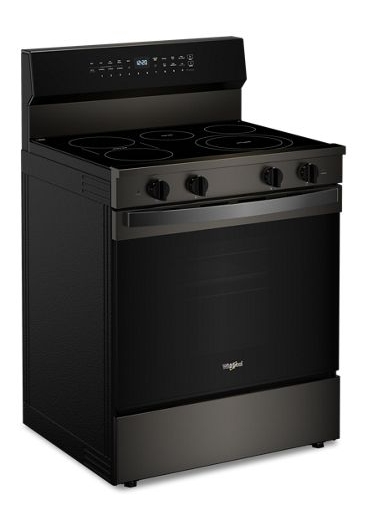 Whirlpool 30-inch Smart Electric Smart Range with Air Cooking Technology, No Preheat Air Fry, High Speed Preheat Oven, WipeClean™ Coating, and Steam/Self Clean WFES7530RV