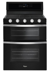 Whirlpool 6.0 Cu. Ft. Gas Double Oven Range with Center Oval Burner WGG745S0FE