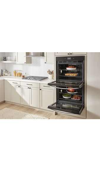 Whirlpool 8.6 Cu. Ft. Double Smart Wall Oven with Air Fry WOED7027PZ