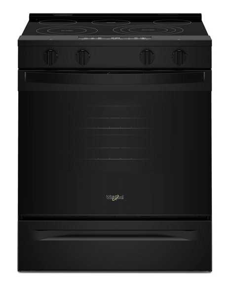 Whirlpool 30-inch Electric Range with Air Cooking Technology WSES5030SB