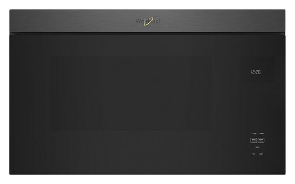 Whirlpool 1.1 Cu. Ft. Flush Mount Microwave with Turntable-Free Design WMMF5930PV-Black Stainless