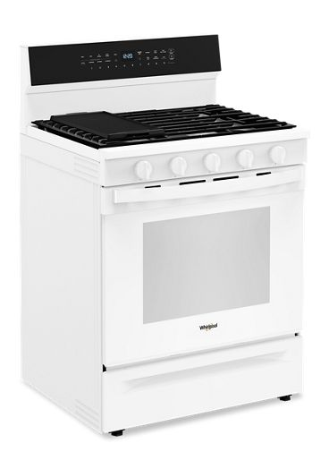 Whirlpool 30" Glass Control Air Fry WFGS7530RW