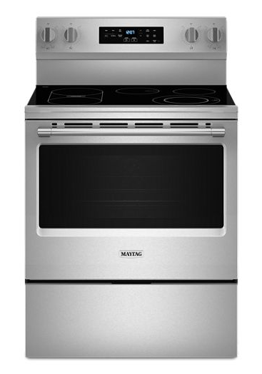 Maytag 30-Inch Wide Electric Range With No Preheat Air Fry and Air Baking - 5.3 cu. ft. MFES6030RZ