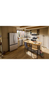 Whirlpool 36-Inch French Door Refrigerator with Interior Water Dispenser - 31 cu. ft. WRFF3336SW