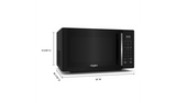 Whirlpool 0.9 cu. ft. Stainless Steel Countertop Microwave With Steam Clean - 900 watt WMCS3019RB