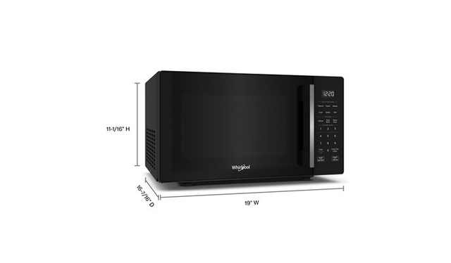 Whirlpool 0.9 cu. ft. Stainless Steel Countertop Microwave With Steam Clean - 900 watt WMCS3019RB