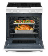 Whirlpool 30-inch Gas Smart Range with Air Cooking Technology and Steam Clean WSGS4530TW