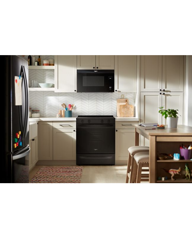 Whirlpool 30-inch Electric Range with No Preheat and Slow Cook Modes WSES3330TB