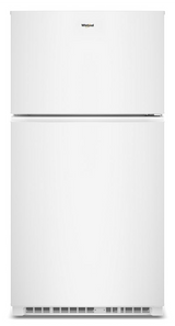 Whirlpool® 32.8-inch Wide Top Freezer Refrigerator with Total Coverage Cooling- 21.3 Cu. Ft. WRTX3021TW