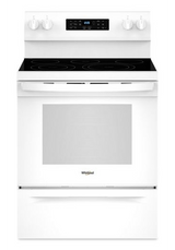 Whirlpool 30-inch Energy Star Electric Range with Air Cooking Technology, No Preheat Air Fry and Air Baking and Self Clean WFES5030RW