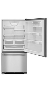 Maytag 33-Inch Wide Bottom Mount Refrigerator - 22 Cu. Ft. MBF2258FEZ