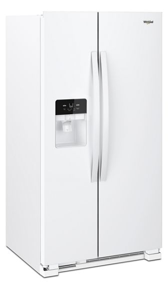 Whirlpool 36-inch Wide Side-by-Side Refrigerator - 25 cu. ft. WRS555SIHW-White