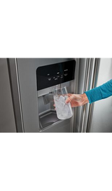 Maytag 36-Inch Wide Side-by-Side Refrigerator - 25 Cu. Ft. MRSF4036PZ