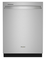 Whirlpool 24" Stainless Steel Dishwasher with Spin&Load Rack and AI Intelligent Wash - 50 dBA WDT745SASZ