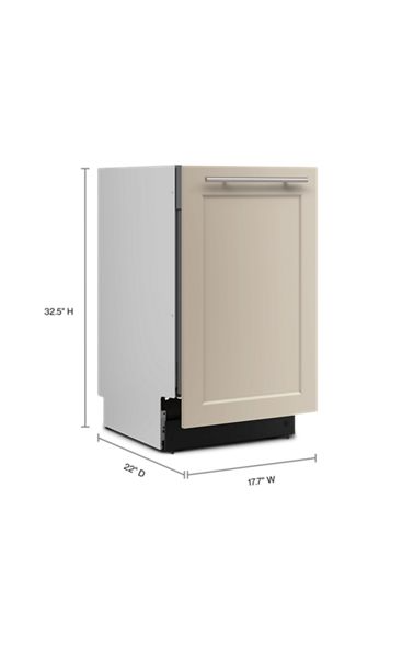 Whirlpool 18" Panel-Ready Dishwasher with Flush Install - 48 dBA UDPS5118SP