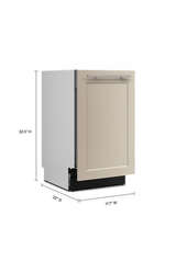 Whirlpool 18" Panel-Ready Dishwasher with Flush Install - 48 dBA UDPS5118SP