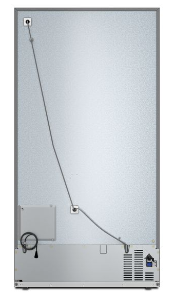 Maytag 36-inch Wide Full-Depth Side-by-Side Refrigerator with Arctic Blue Interior - 28.3 Cu. Ft. MRSF6636RZ