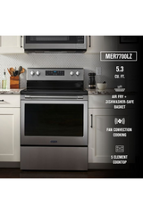 Maytag Electric Range with Air Fryer and Basket - 5.3 cu. ft. MER7700LZ