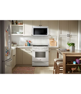 Whirlpool 30-inch Gas Smart Range with Air Cooking Technology and Steam Clean WSGS4530TW
