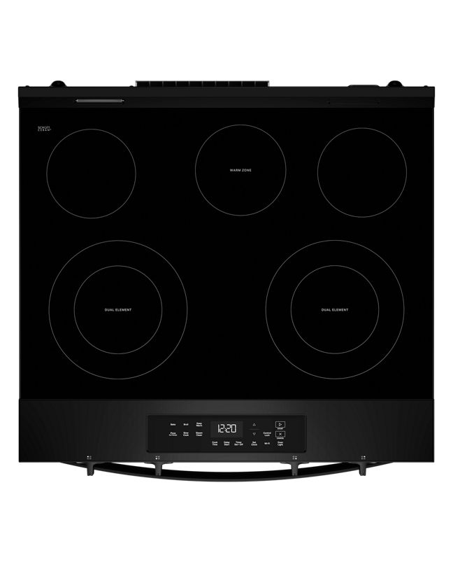 Whirlpool 30-inch Electric Range with No Preheat and Slow Cook Modes WSES3330TB