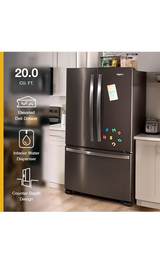 Whirlpool® Counter-Depth French Door Bottom Mount Refrigerator WRFC2036RV