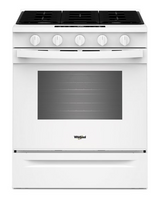 Whirlpool 30-inch Gas Range with Air Cooking Technology WSGS5030SW