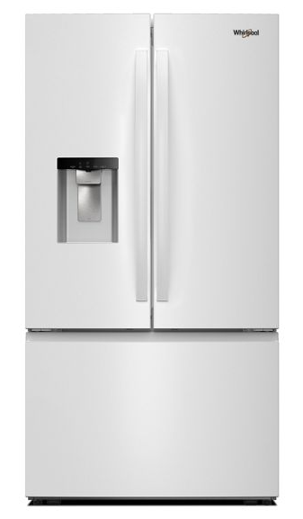 Whirlpool 36-Inch French Door Refrigerator with In-Door Water and Ice Maker - 30 cu. ft. WRFF3536SW