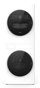 Whirlpool Compact ENERGY STAR® Ventless Heat Pump Laundry Tower with 2.7-cu ft Washer and Electric 4.3-cu ft Dryer WFH5424SW
