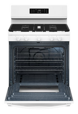 Whirlpool 30-inch Gas Range with Air Cooking Technology and Steam Clean WFGS4530SW