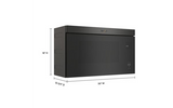 Whirlpool 1.1 Cu. Ft. Flush Mount Microwave with Turntable-Free Design WMMF5930PV-Black Stainless