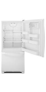 Amana 29-inch Wide Bottom-Freezer Refrigerator with EasyFreezer Pull-Out Drawer -- 18 cu. ft. Capacity ABB1924BRW