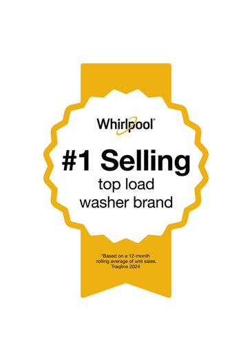 Whirlpool 5.3 Cu. Ft. Top Load Washer with Impeller WTW6150PB-Black