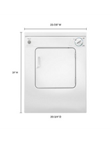 Whirlpool 3.4 cu. ft. Compact Electric Dryer with AccuDry Drying System LDR3822PQ