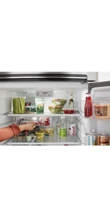 Whirlpool 28-inch Wide Top-Freezer Refrigerator - 16.3 Cu. Ft. WRTX5028PM-Stainless Steel