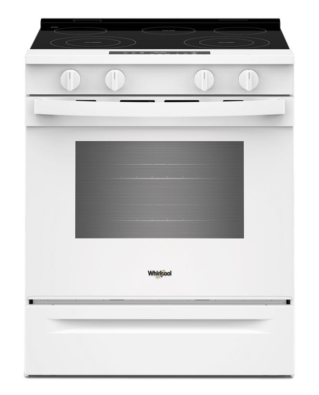 Whirlpool 30-inch Electric Range with No Preheat and Slow Cook Modes WSES3330TW