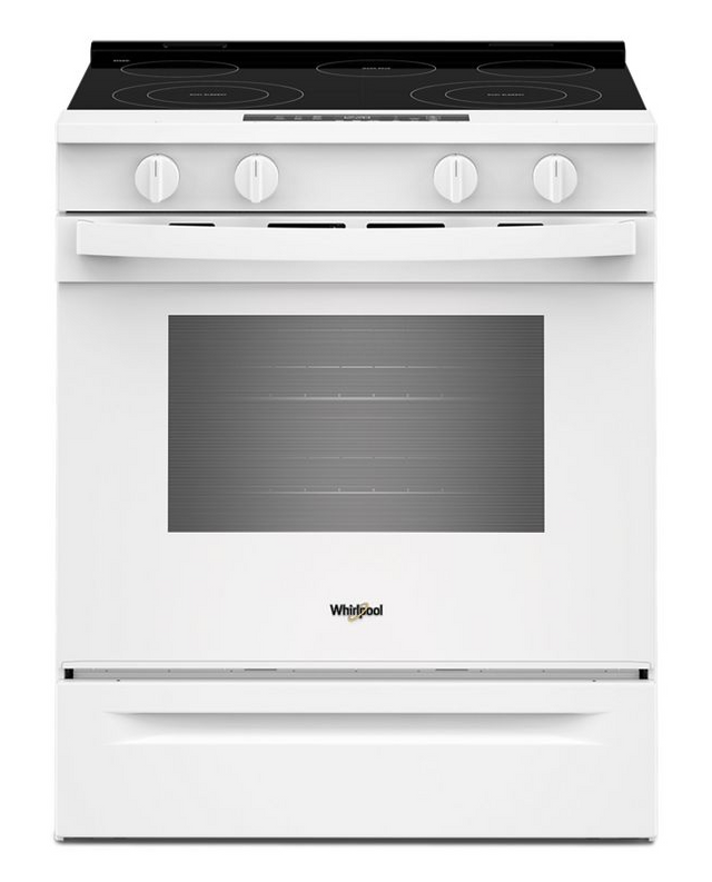 Whirlpool 30-inch Electric Range with No Preheat and Slow Cook Modes WSES3330TW
