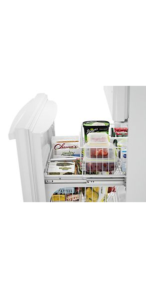 Amana 29-inch Wide Bottom-Freezer Refrigerator with EasyFreezer Pull-Out Drawer -- 18 cu. ft. Capacity ABB1924BRW