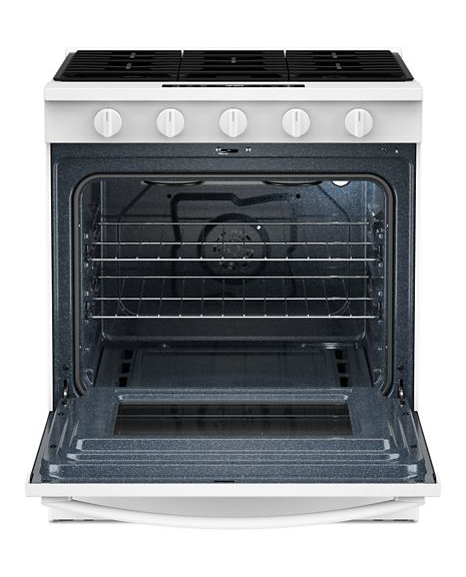 Whirlpool 30-inch Gas Range with Air Cooking Technology WSGS5030SW