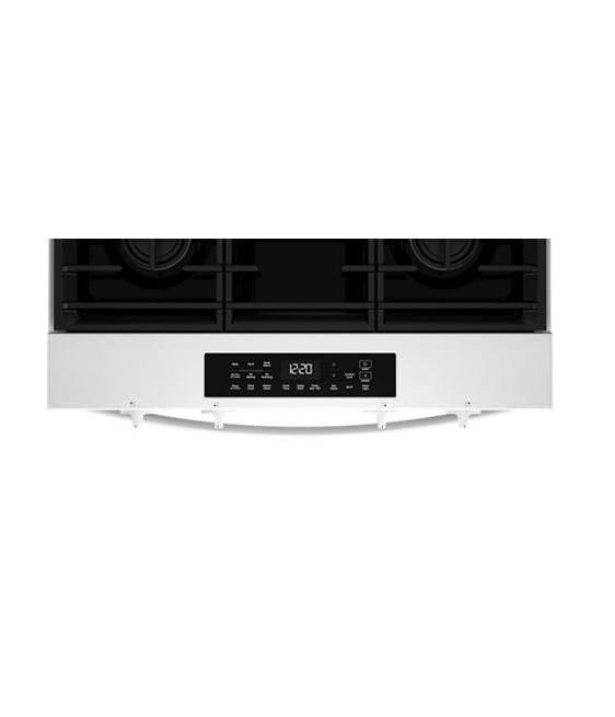 Whirlpool 30-inch Gas Smart Range with Air Cooking Technology and Steam Clean WSGS4530TW