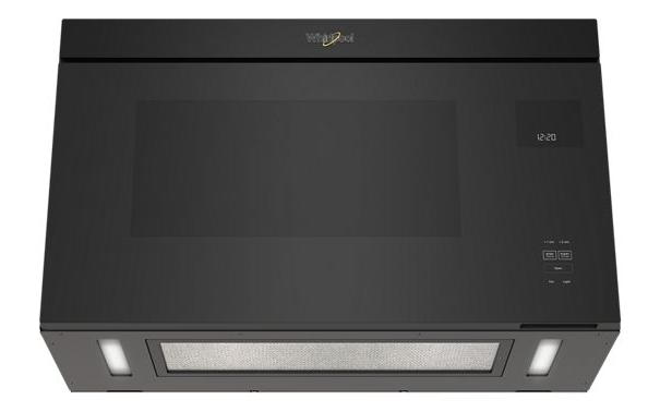 Whirlpool 1.1 Cu. Ft. Flush Mount Microwave with Turntable-Free Design WMMF5930PB-Black