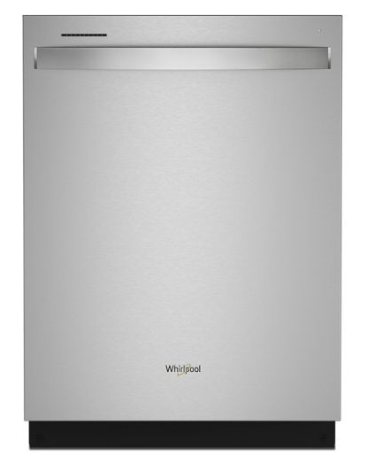 Whirlpool Eco Series Quiet Dishwasher with a washing 3rd Rack & Water Repellent Silverware Basket WDTS7024RZ