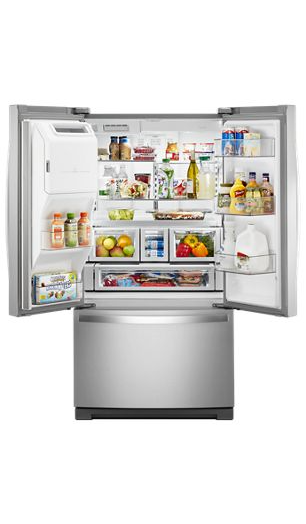 Whirlpool 36-inch Wide French Door Refrigerator - 27 cu. ft. WRF757SDHZ