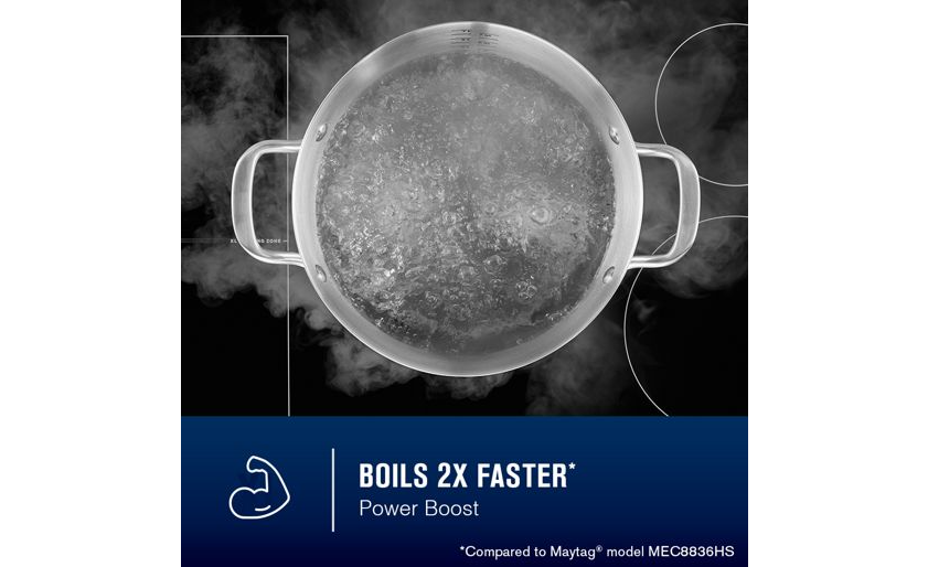 Maytag 36-Inch Wide Induction Cooktop with Power Boost MCIT8036SB