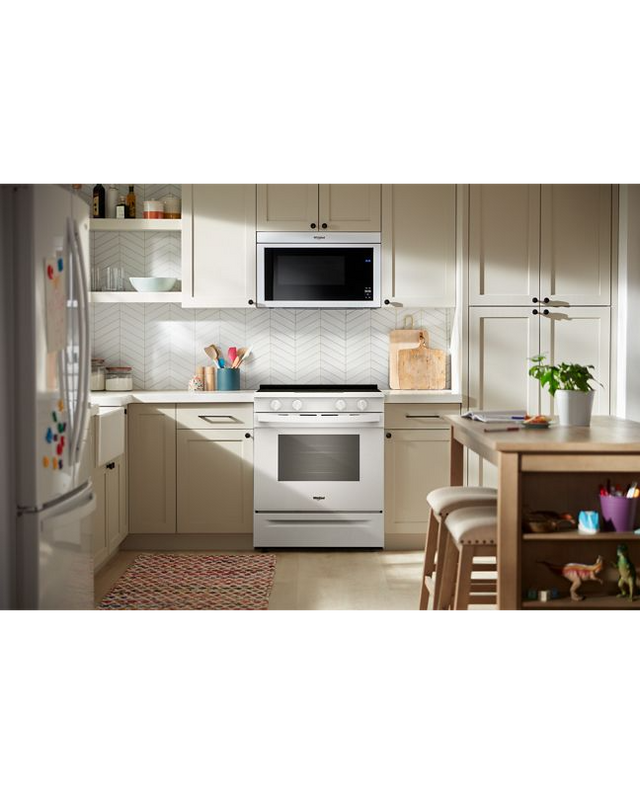 Whirlpool 30-inch Electric Range with No Preheat and Slow Cook Modes WSES3330TW