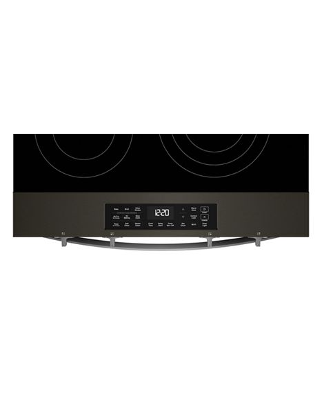 Whirlpool 30-inch Electric Range with Air Cooking Technology WSES5030SV